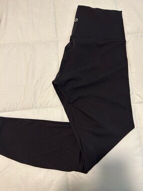 lululemon athletica Black High Waist wunder under (full length)